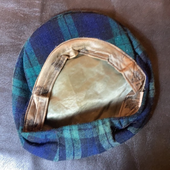Stetson green plaid wool vintage cap - Picture 6 of 9